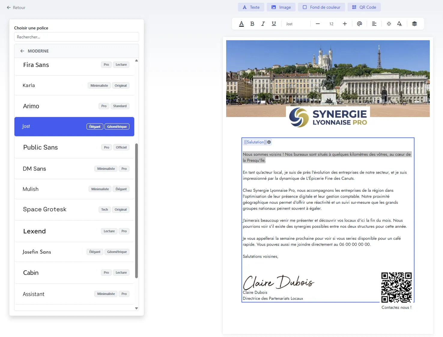 Éditeur visuel drag & drop